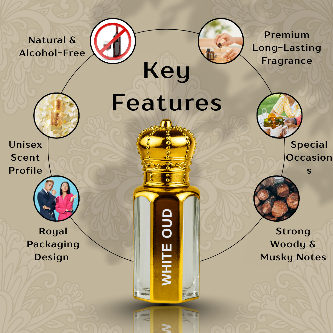 White Oud Attar - 18 ML