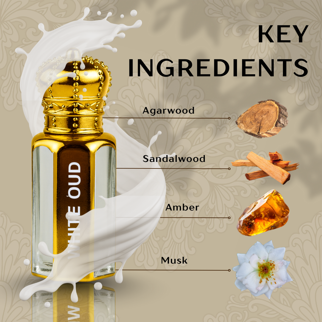 White Oud Attar - 18 ML