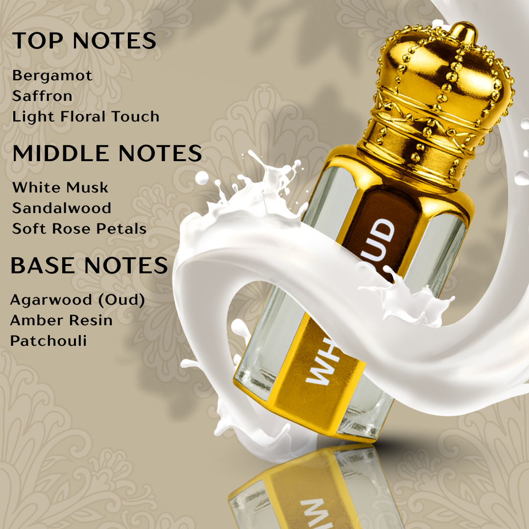 White Oud Attar - 18 ML